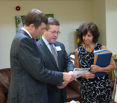 Mark Hunter, Paul Burstow and Jayne Bessant