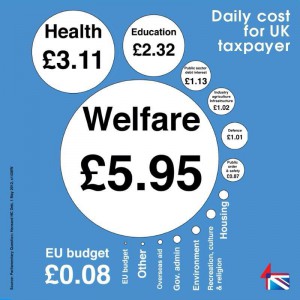 daily cost for uk taxpayer