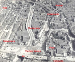 Stockport Town Centre, 1950
